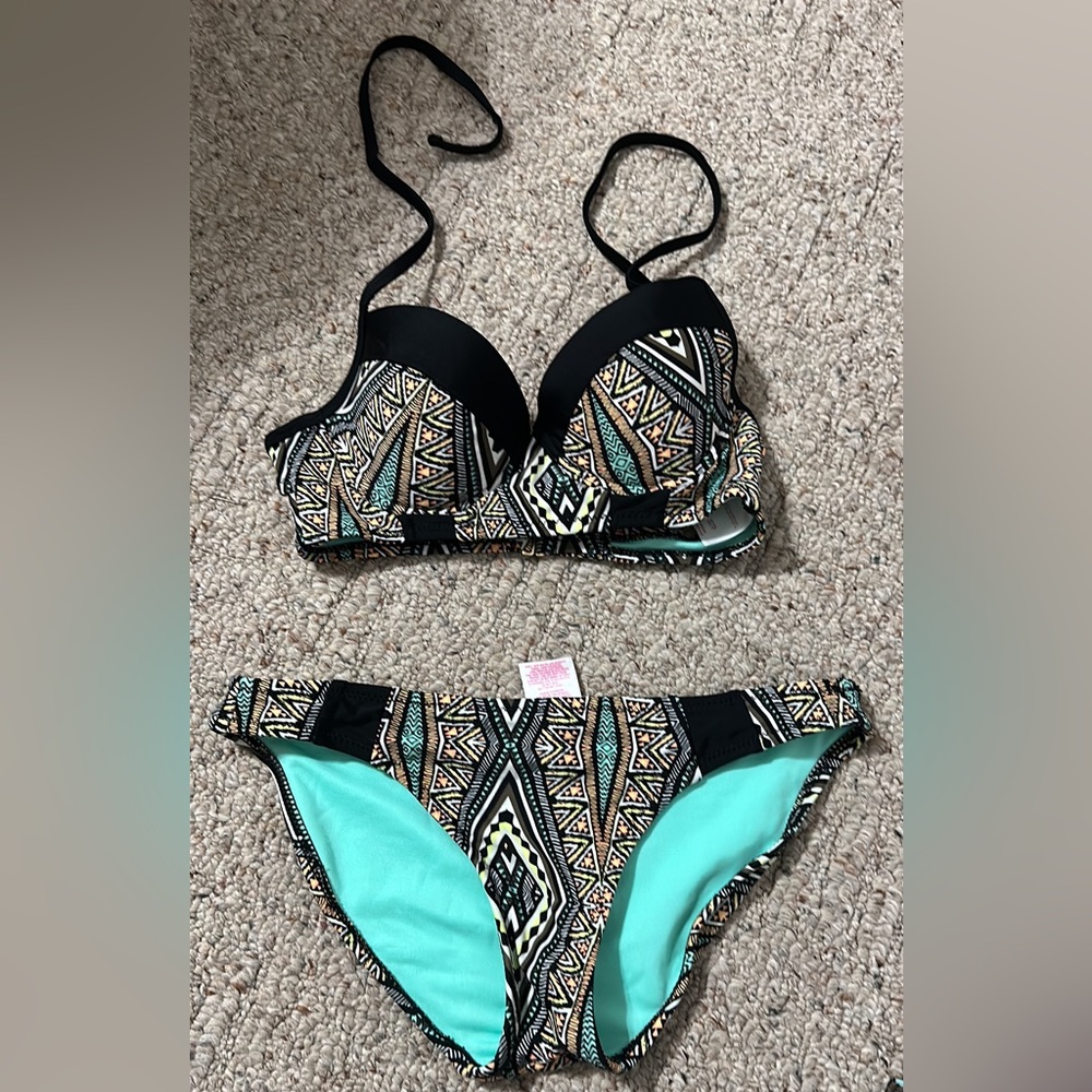 Printed bikini set